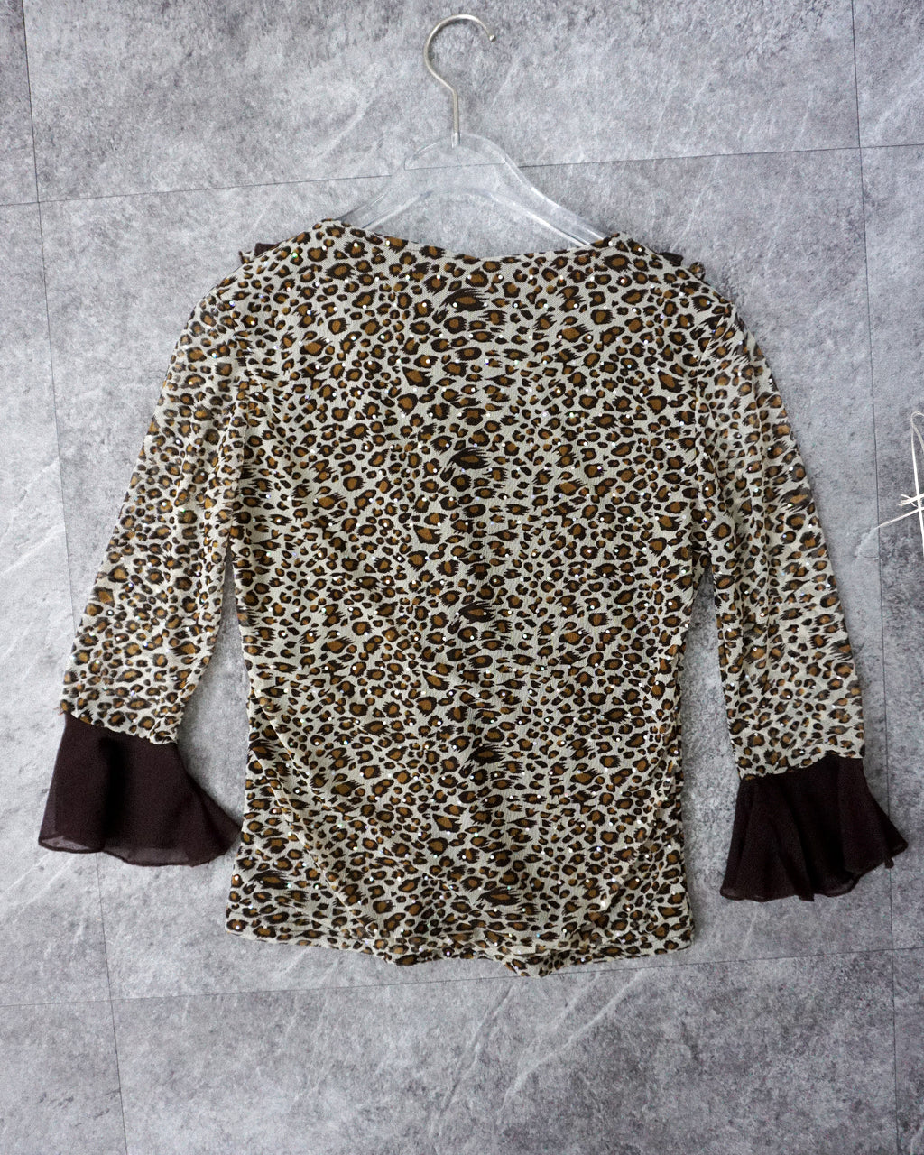 [Vintage] Leopard Blouse