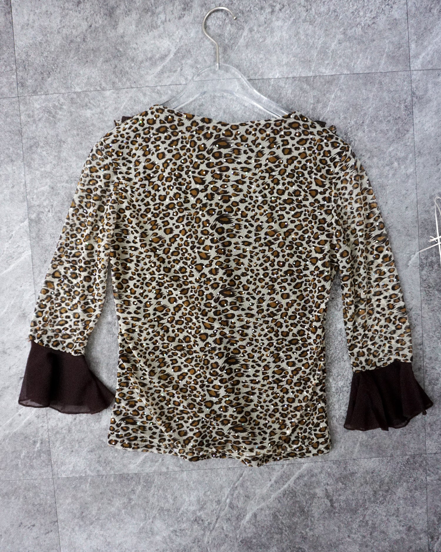 [Vintage] Leopard Blouse