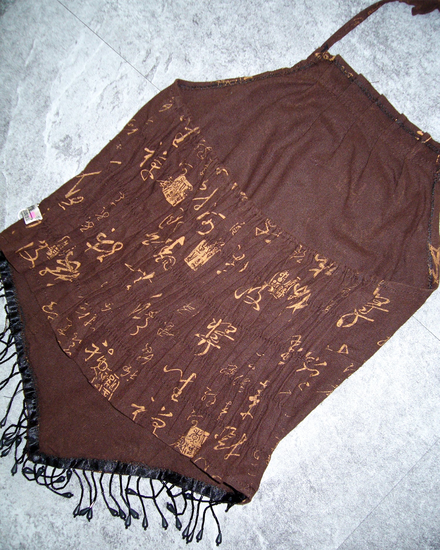 [Vintage] Lettering Halterneck Top