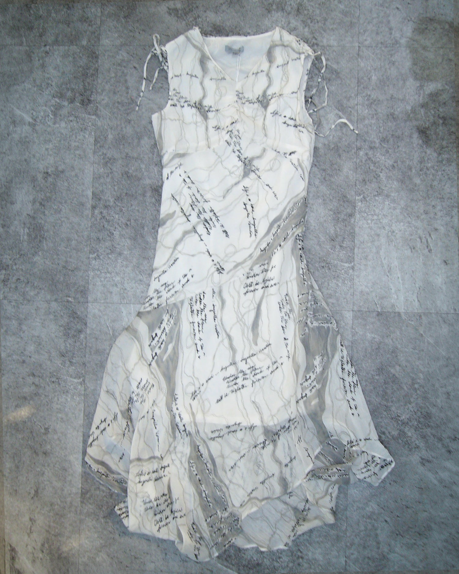 [Vintage] Lettering Flare Long Dress