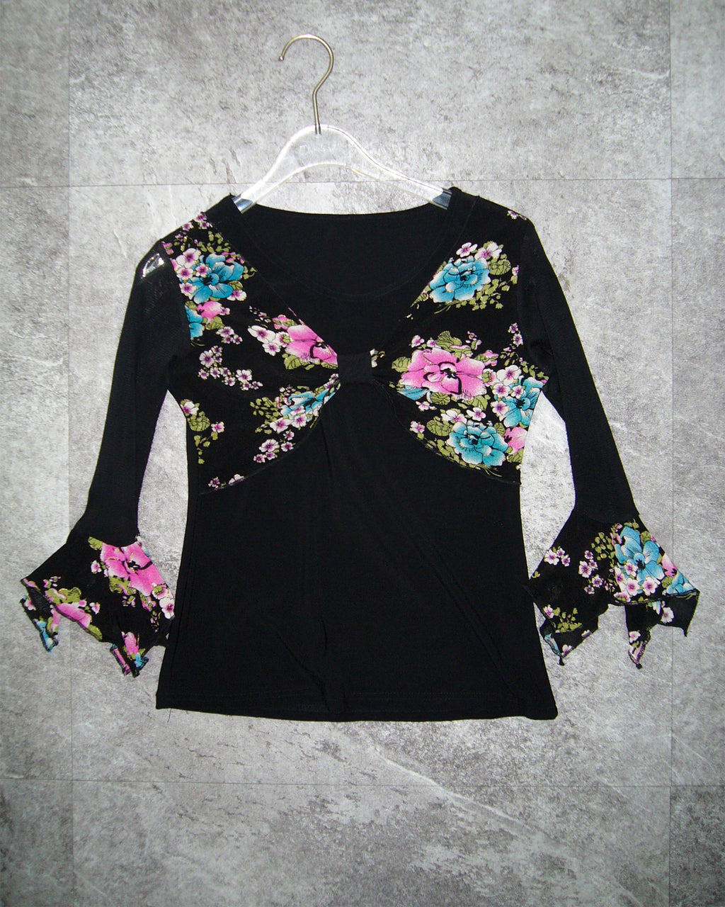 [Vintage] Flower Pattern Top