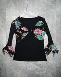 [Vintage] Flower Pattern Top