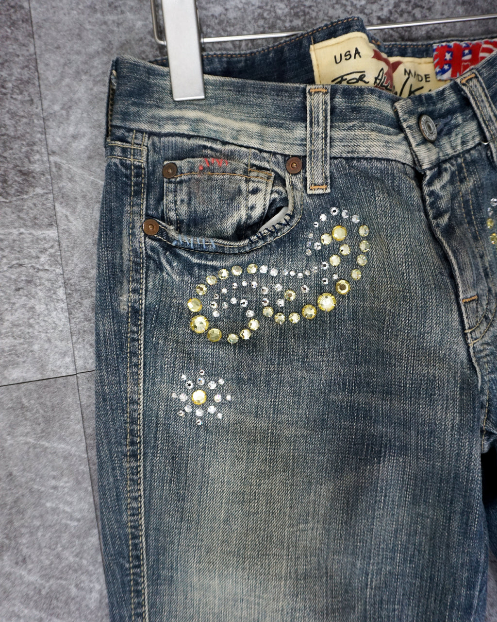 [Vintage] Cubic Point Washing Denim
