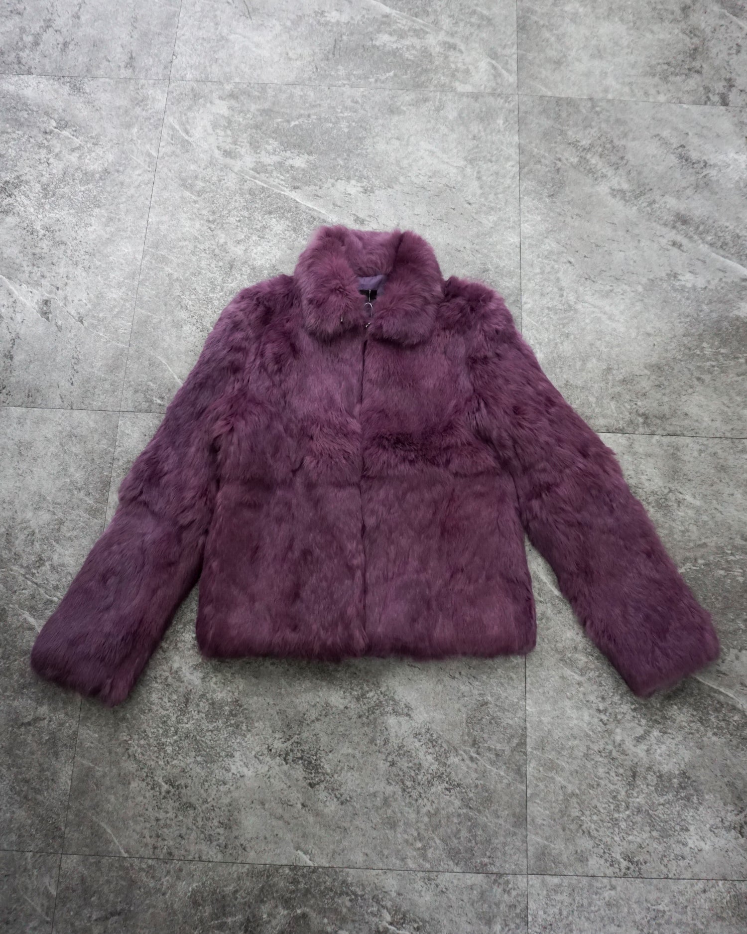 [Vintage] Durera Purple fur coat