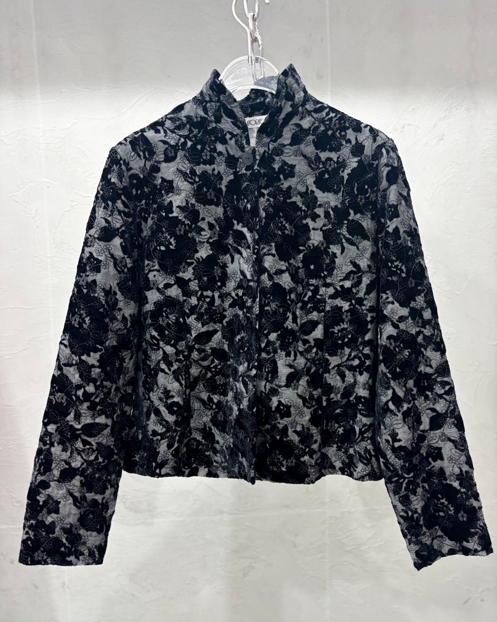[Vintage] Flower Embroidery Jacket