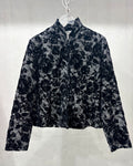 [Vintage] Flower Embroidery Jacket