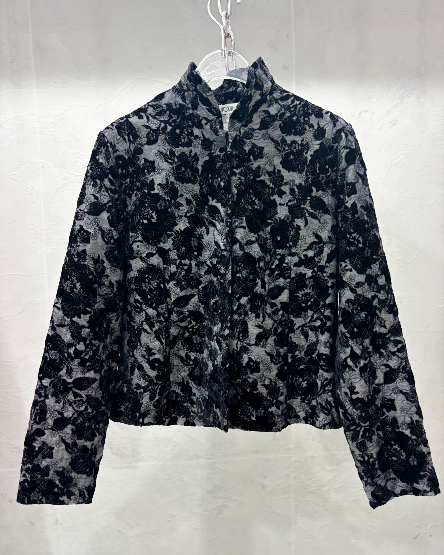 [Vintage] Flower Embroidery Jacket