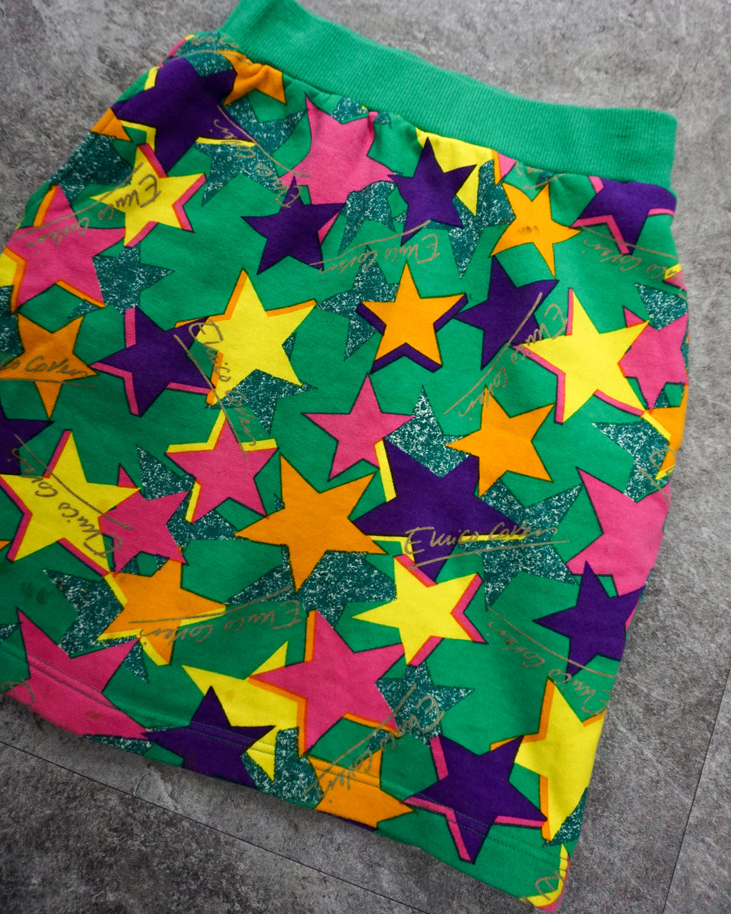[Vintage] ENRICO COVERI STAR Sweat Skirt