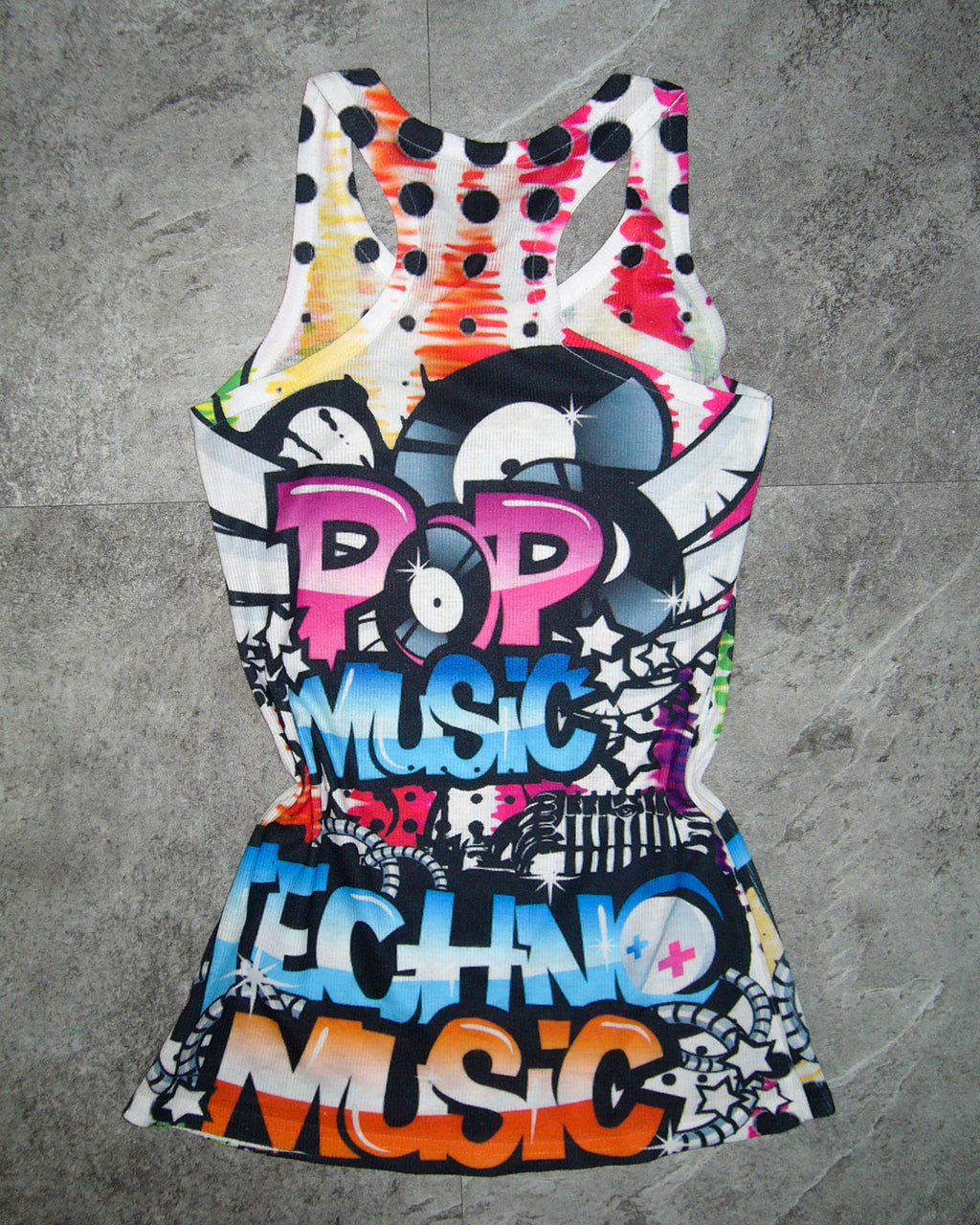 [Vintage] POP MUSIC Sleeveless Top