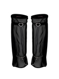 [Yusuki] Chiffon Leg Warmer (Black)