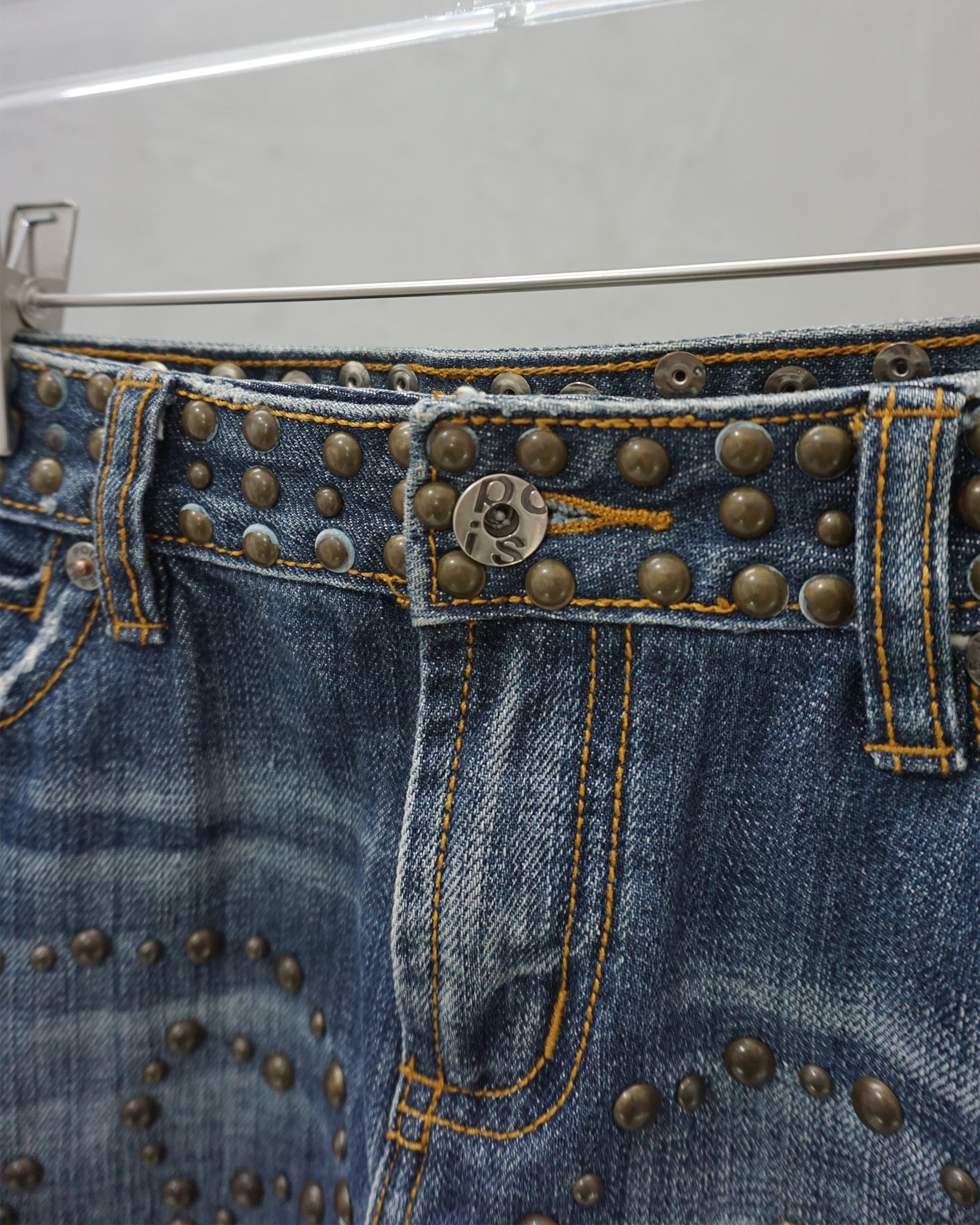 [Vintage] Stud Denim Skirt
