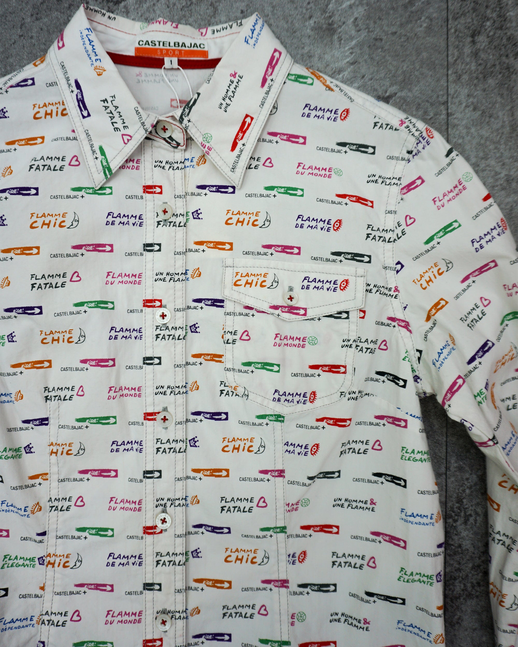 [Vintage] CASTELBAJAC SPORT Lettering Shirt