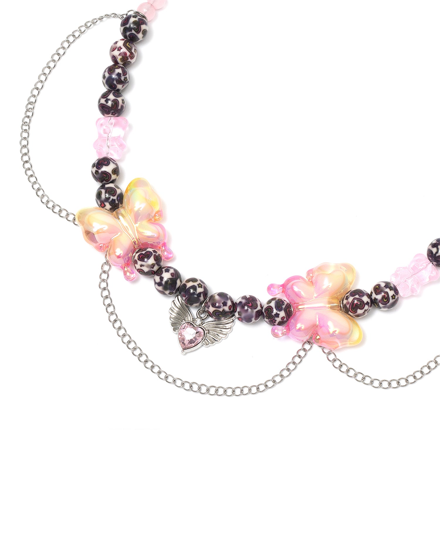 [SukiSuki] Leopard Butterfly Necklace