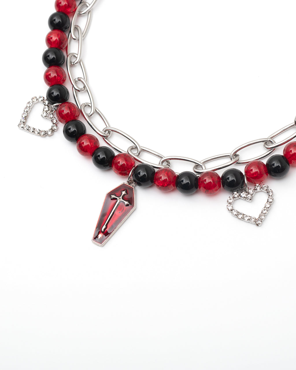 [SukiSuki] Black&Red Necklace