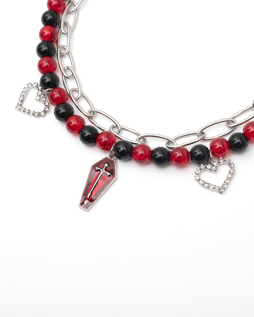 [SukiSuki] Black&Red Necklace