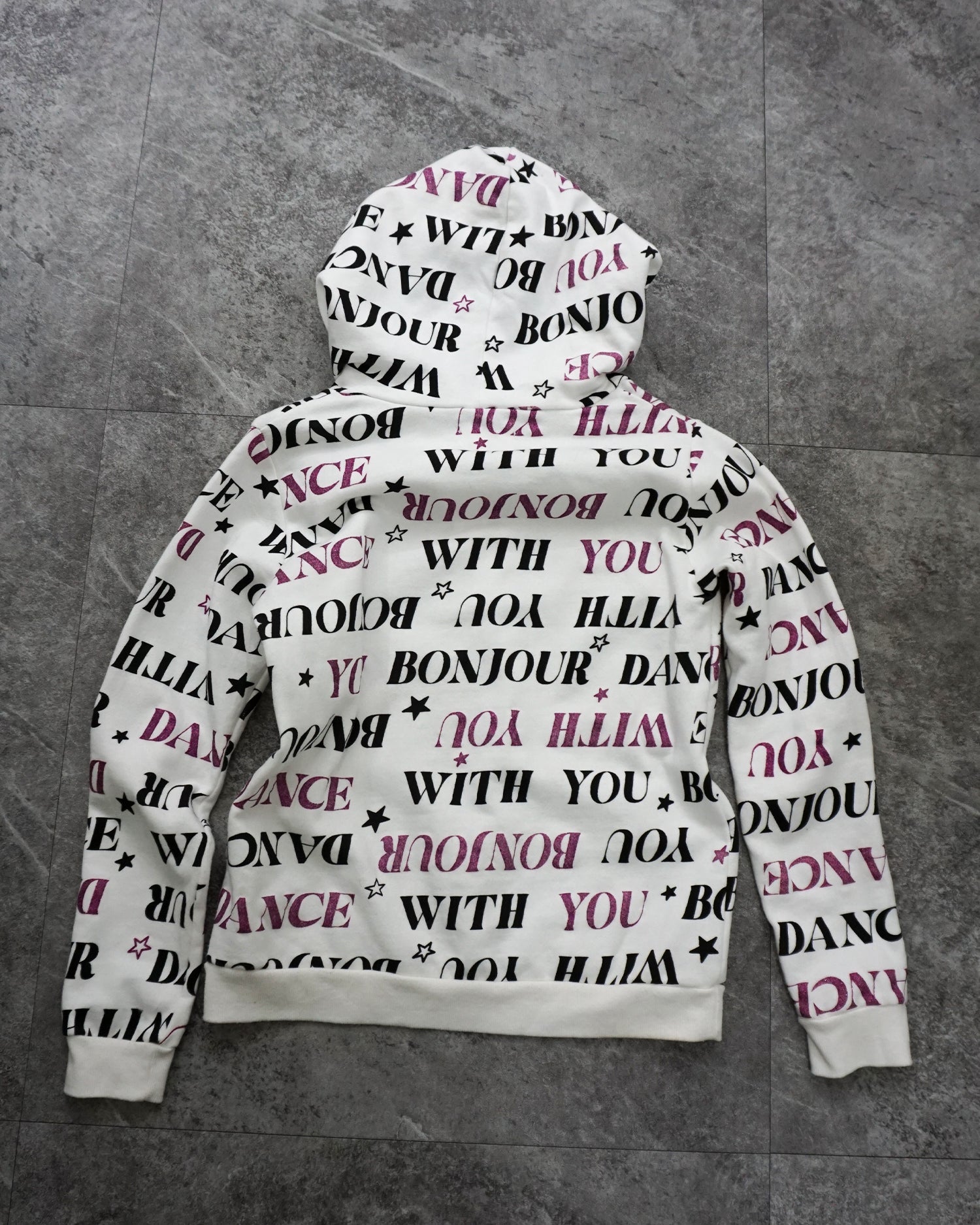 [Vintage] La Petit Lilly Lettering Hoodie