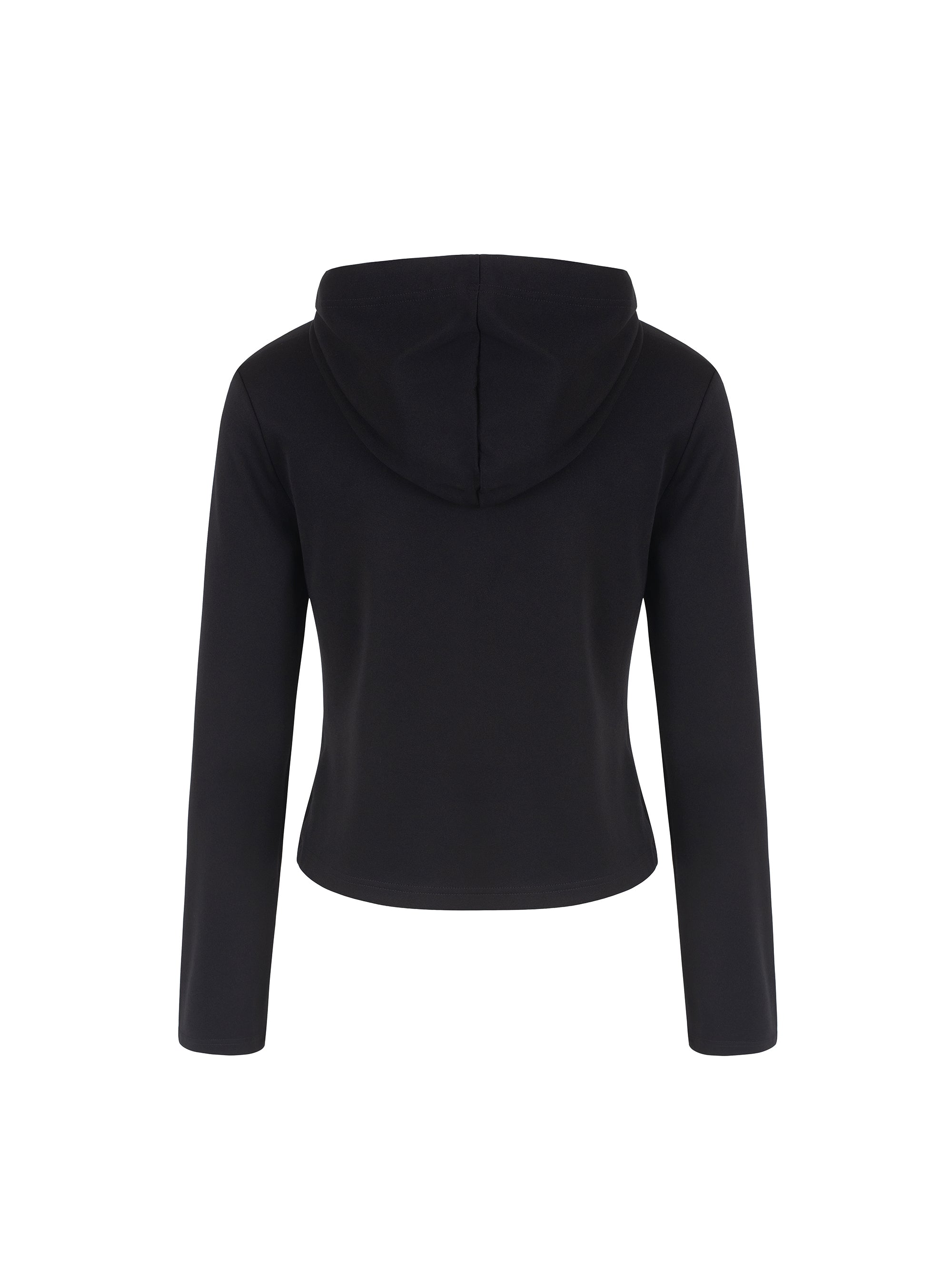 [Yusuki] Logo Rhinestone Hoodie (Black)