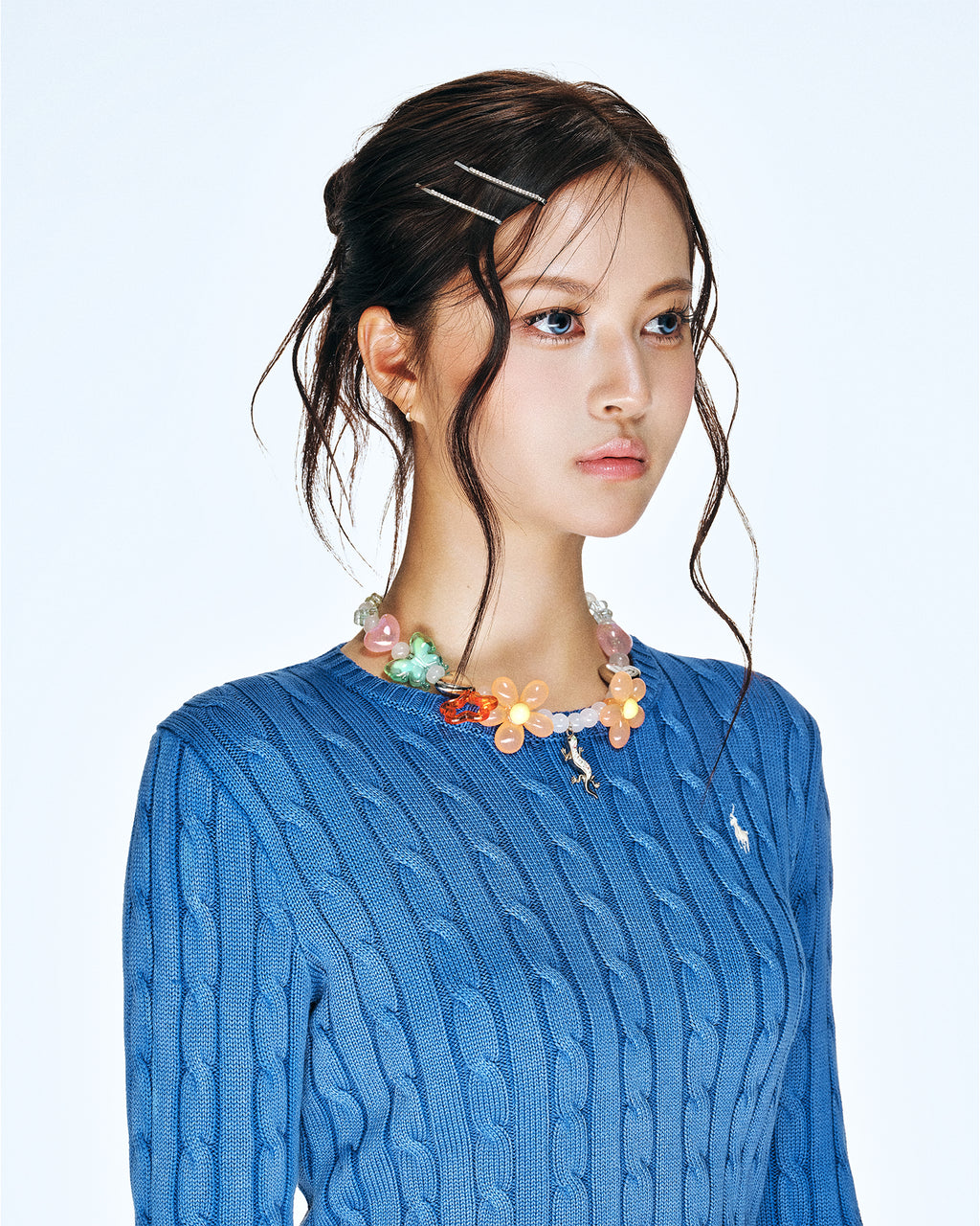 [SukiSuki] Daisy Lizard Necklace