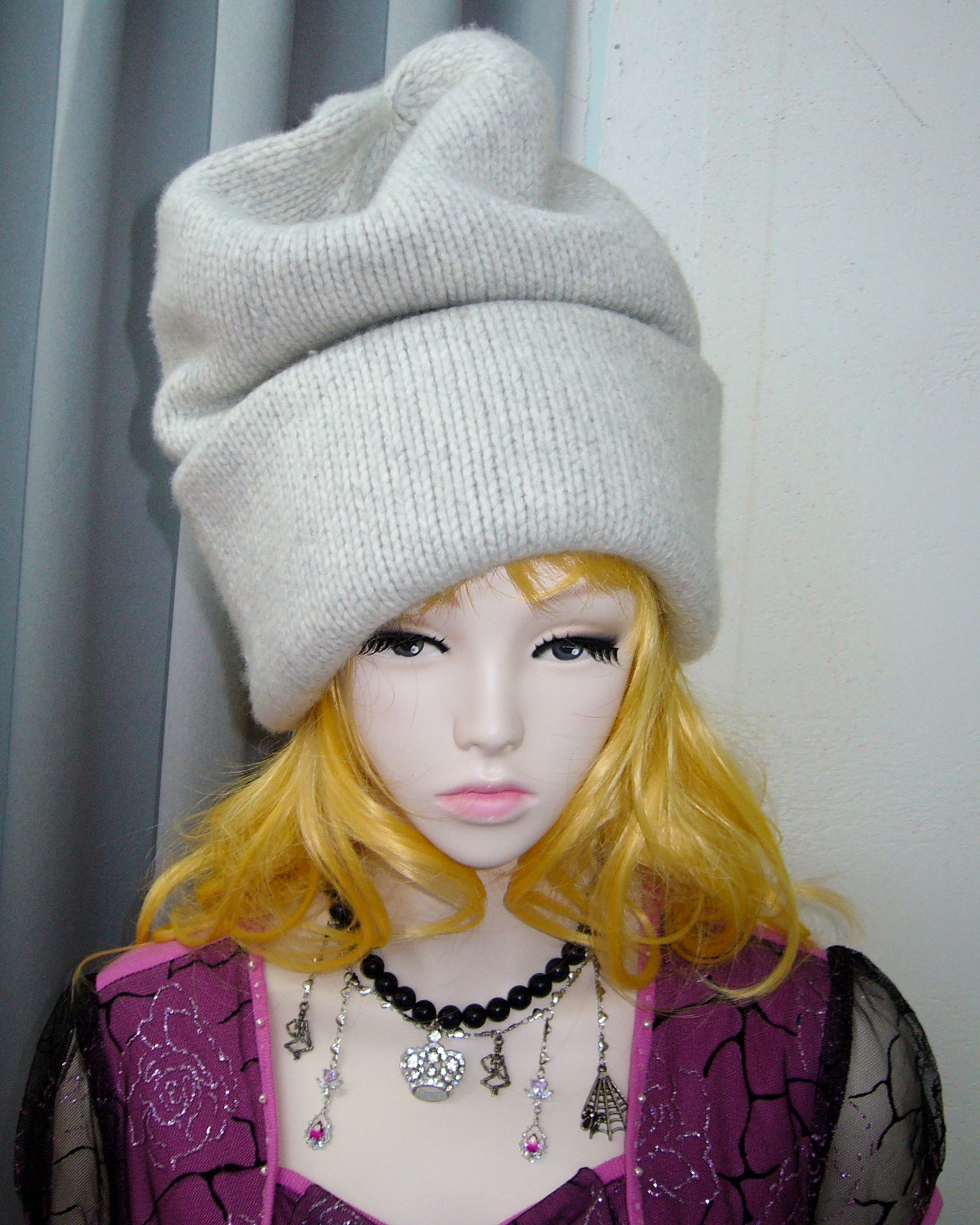 [Vintage] Yarn Big Beanie