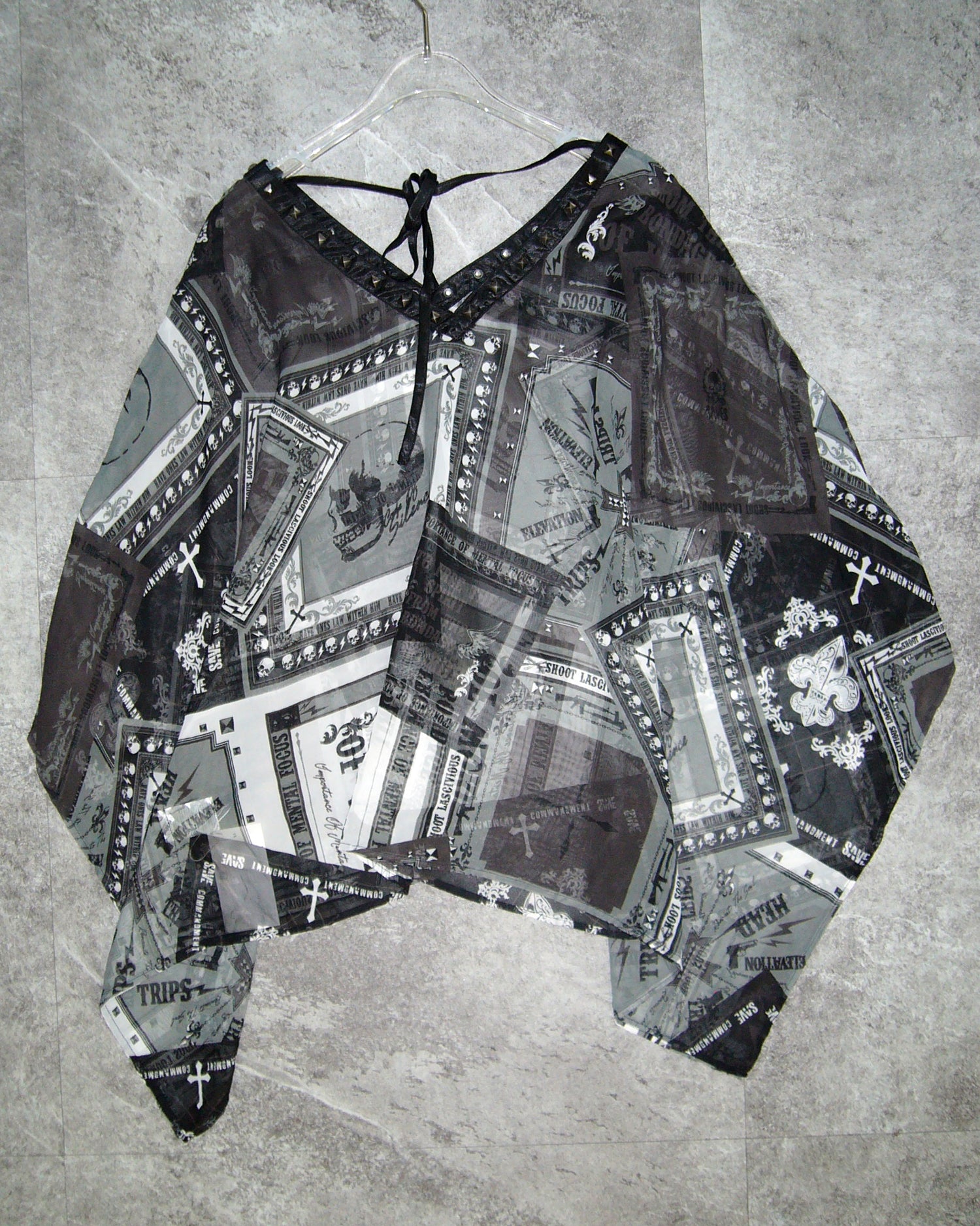 [Vintage] GHOSTOFHALEM Pancho Blouse