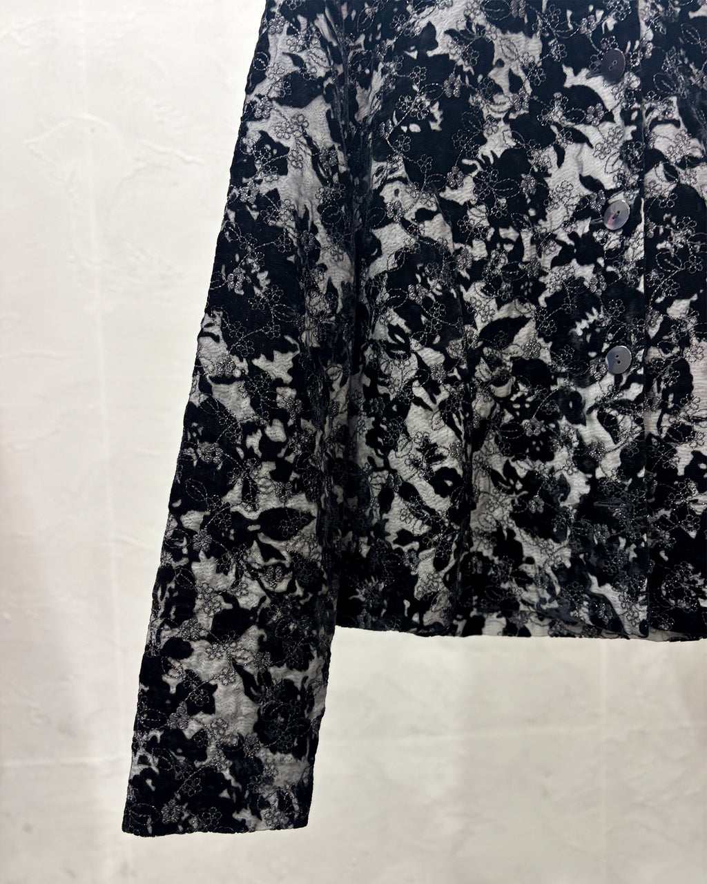 [Vintage] Flower Embroidery Jacket
