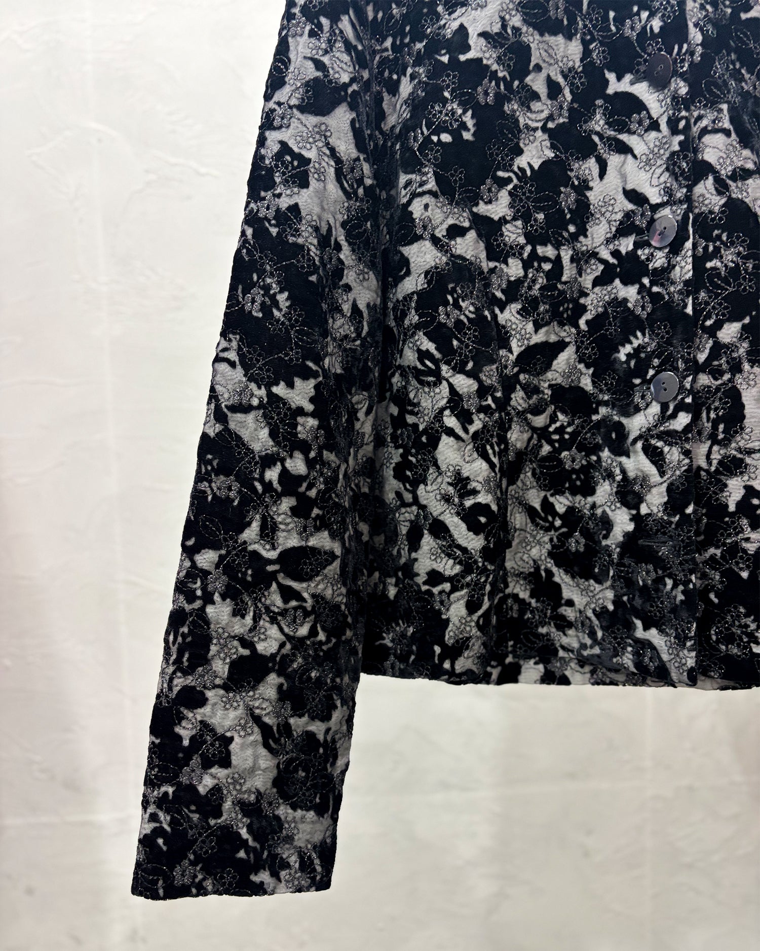 [Vintage] Flower Embroidery Jacket