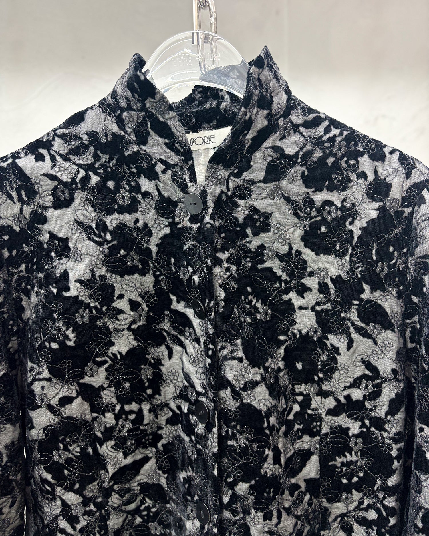 [Vintage] Flower Embroidery Jacket