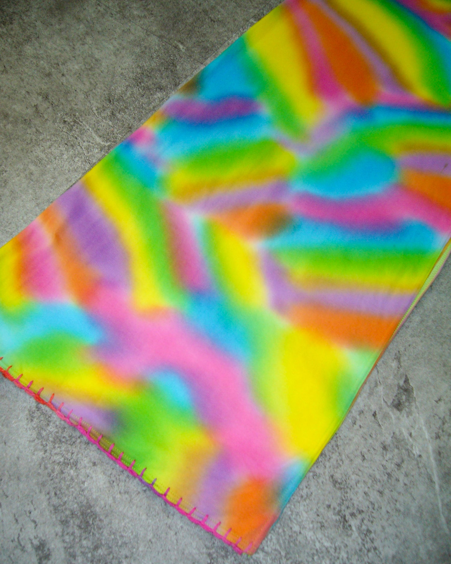 [Vintage] Rainbow Dying Long Dress