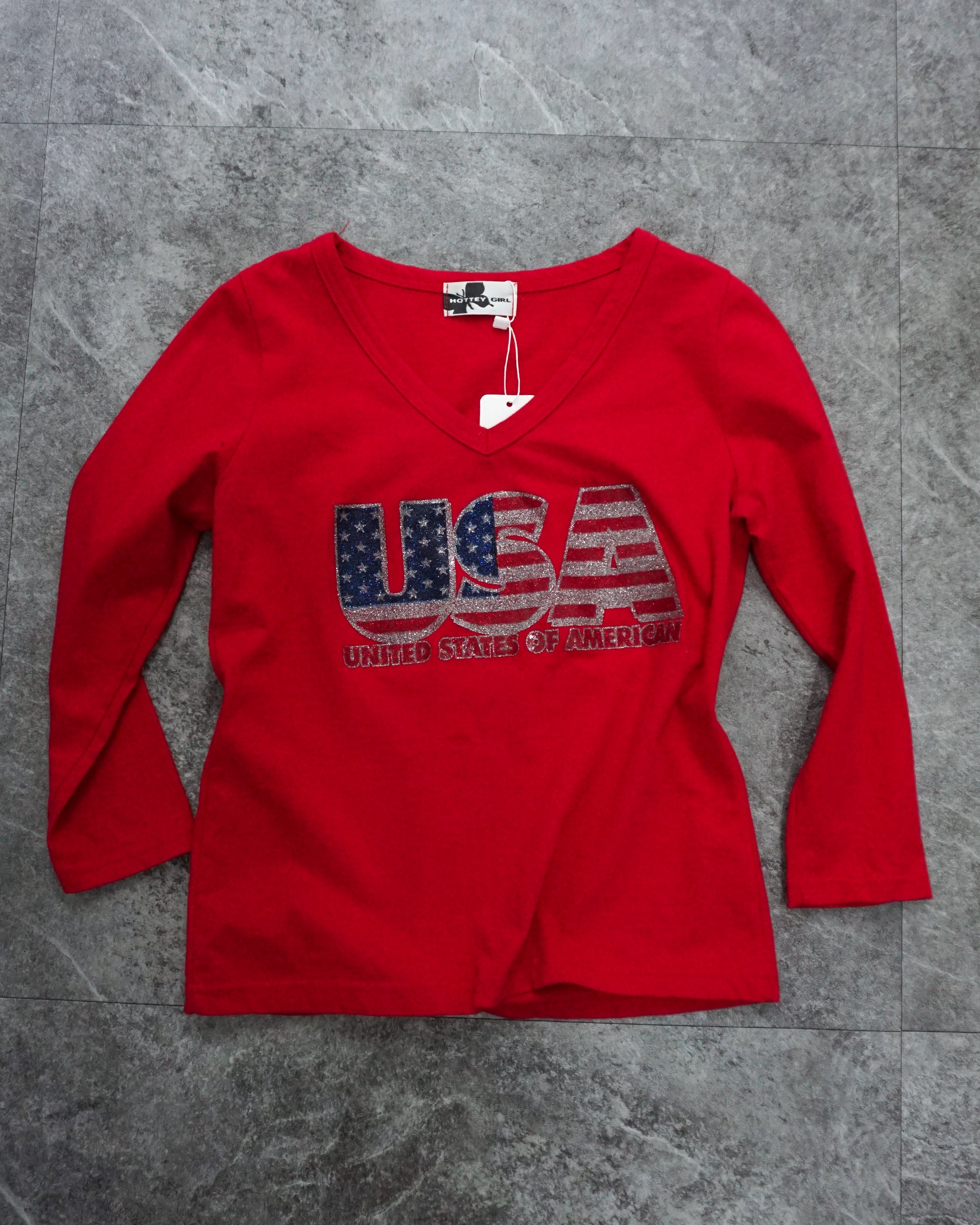 [Vintage] HOTTY GIRL USA T-shirt