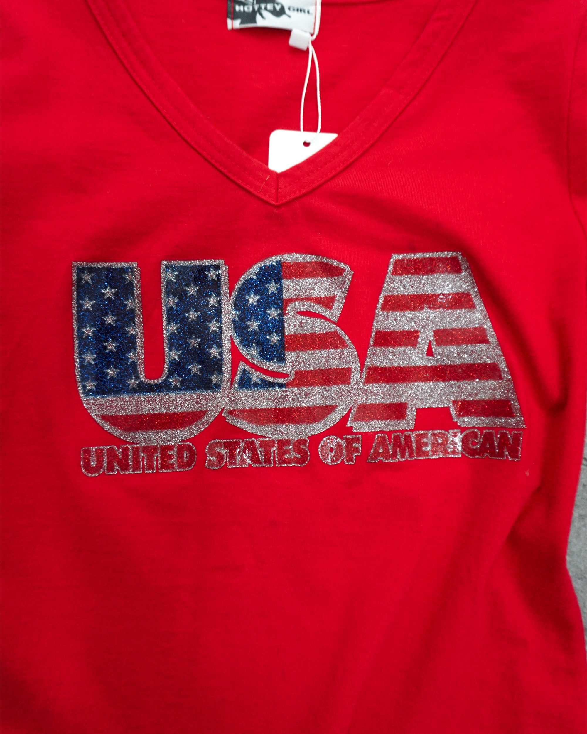 [Vintage] HOTTY GIRL USA T-shirt
