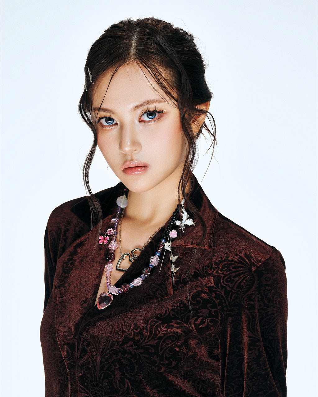 [SukiSuki] Flower Garden Heart Necklace