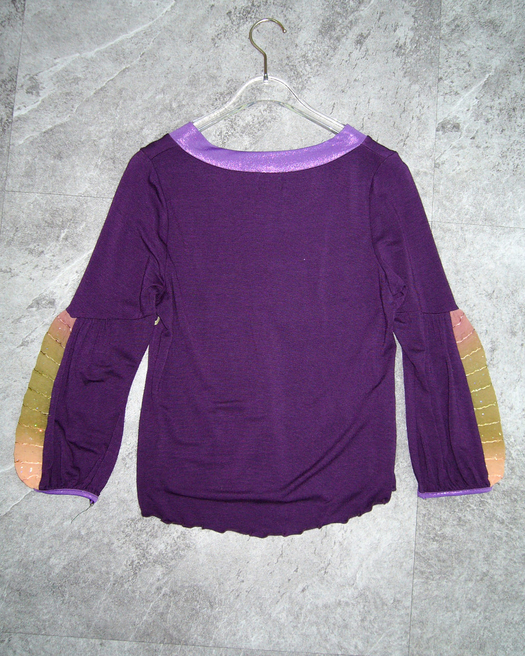 [Vintage] Hot Pepper Purple Oba Top