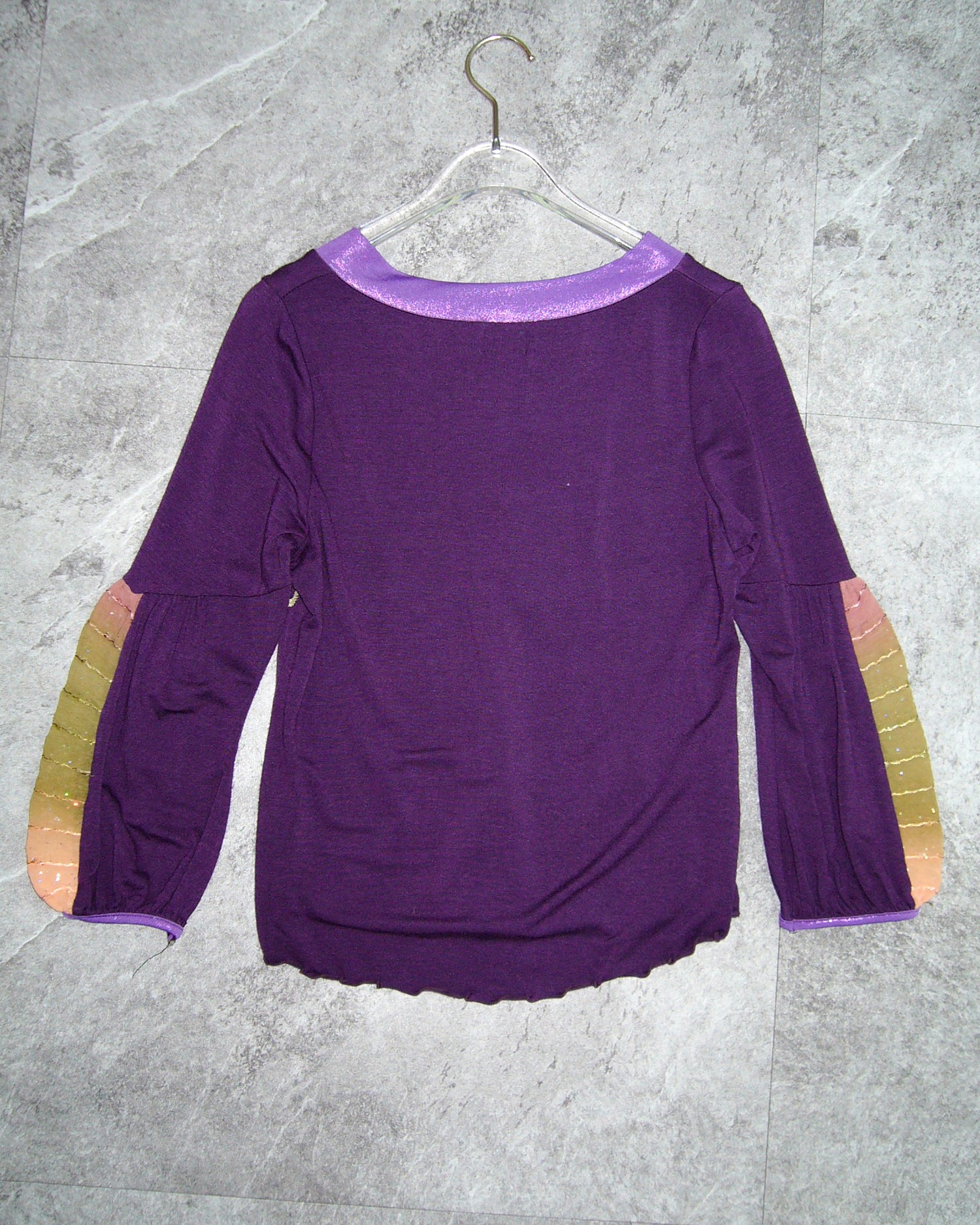 [Vintage] Hot Pepper Purple Oba Top
