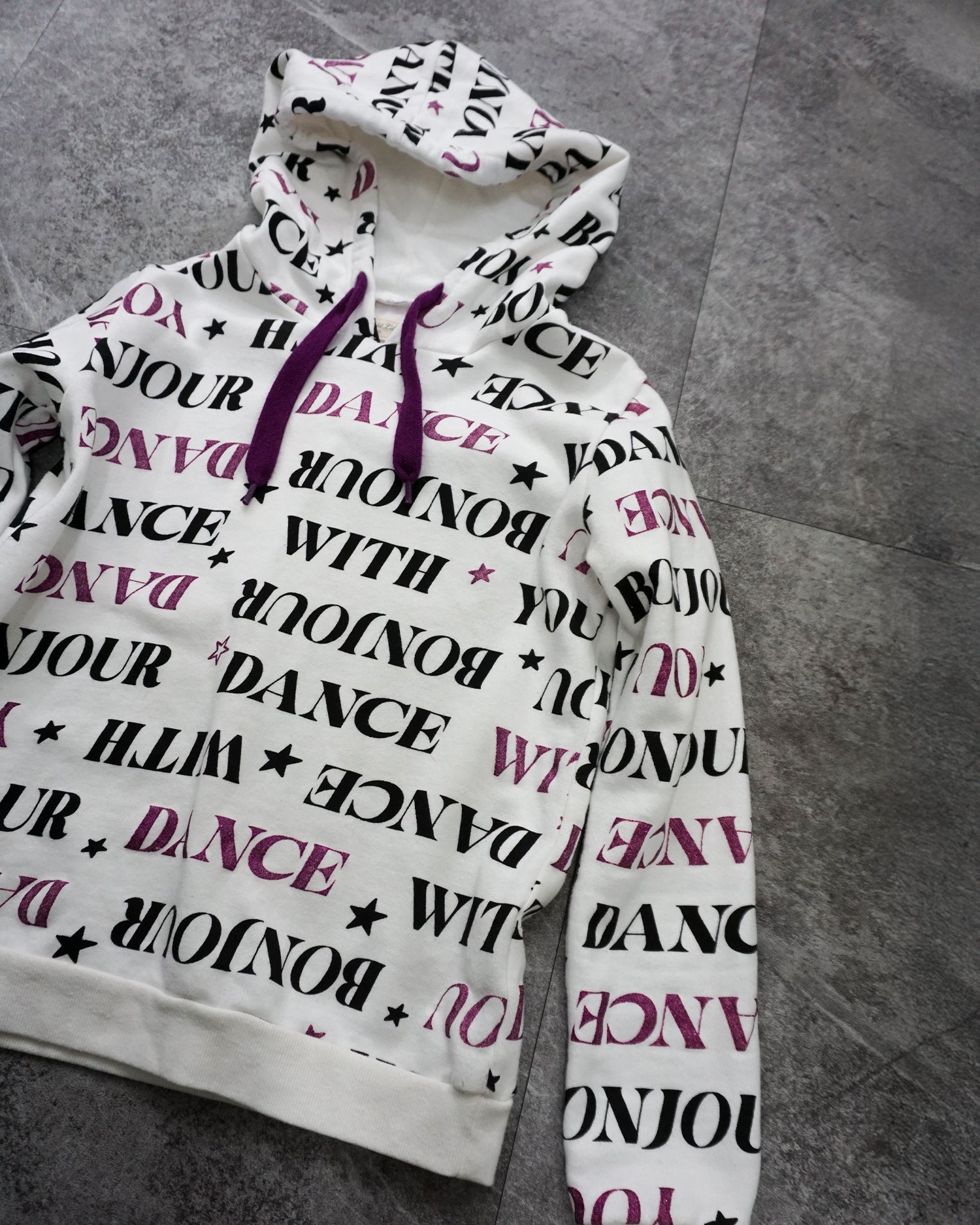 [Vintage] La Petit Lilly Lettering Hoodie