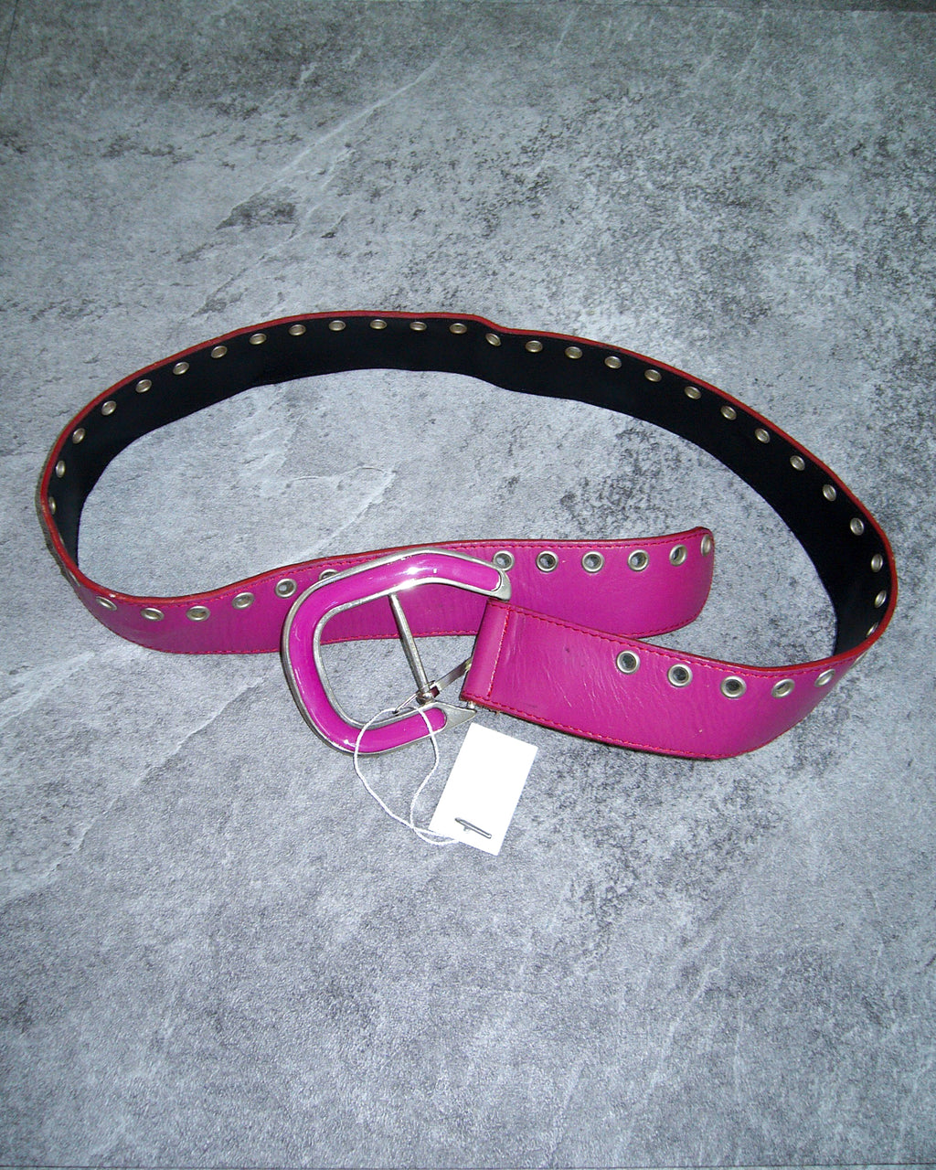 [Vintage] Pink Big Buckle Belt