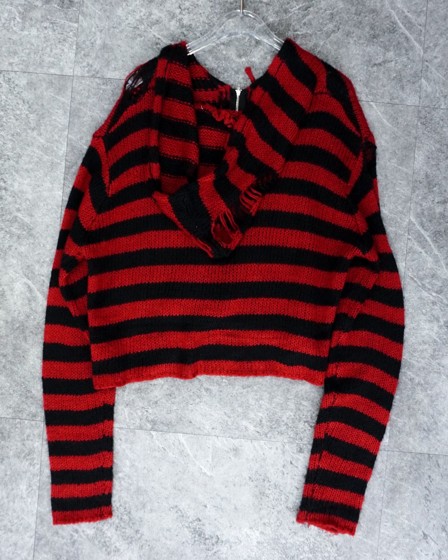 [Vintage] Red Stripe Hoodie