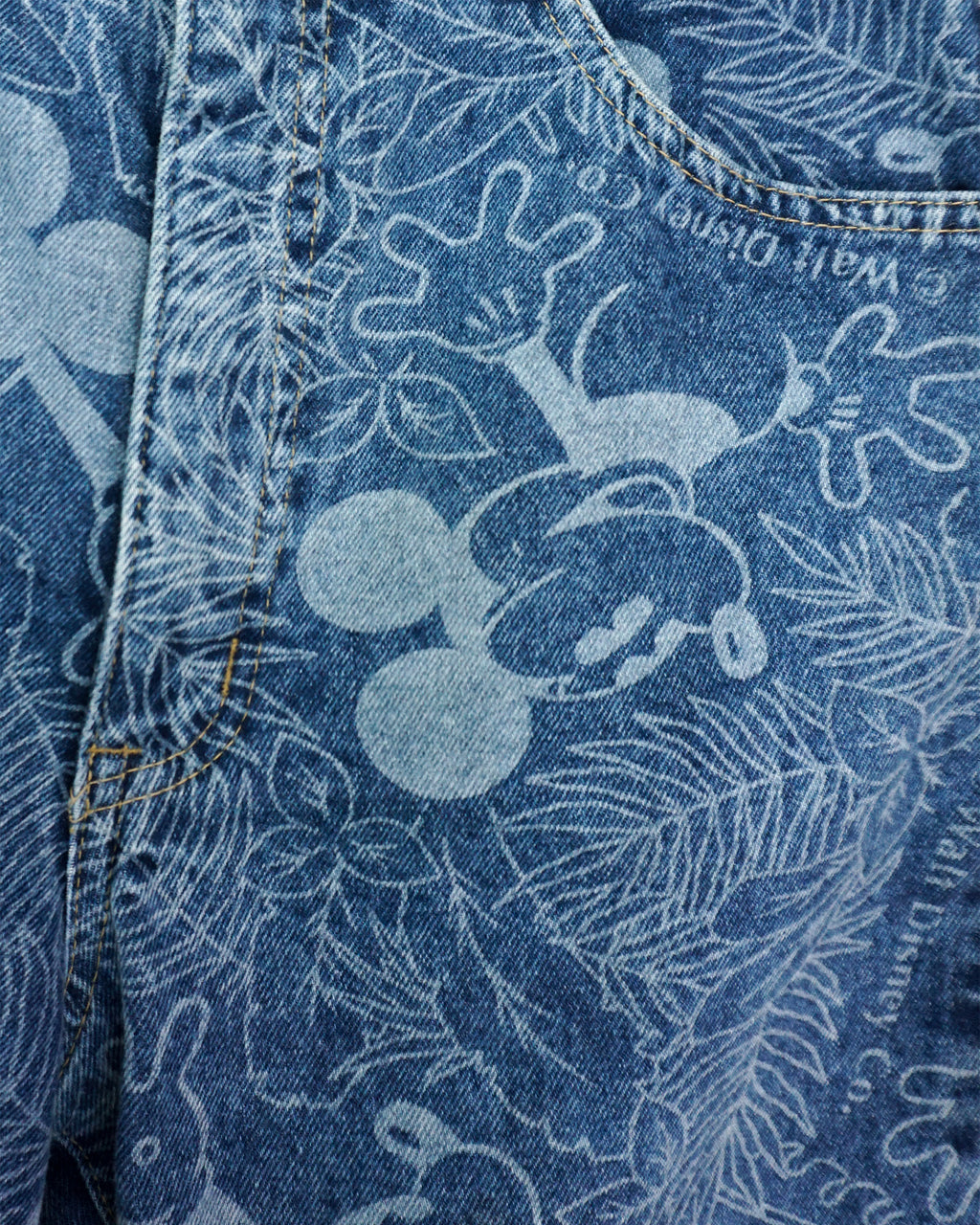 [Vintage] DISNEY Mickey Denim