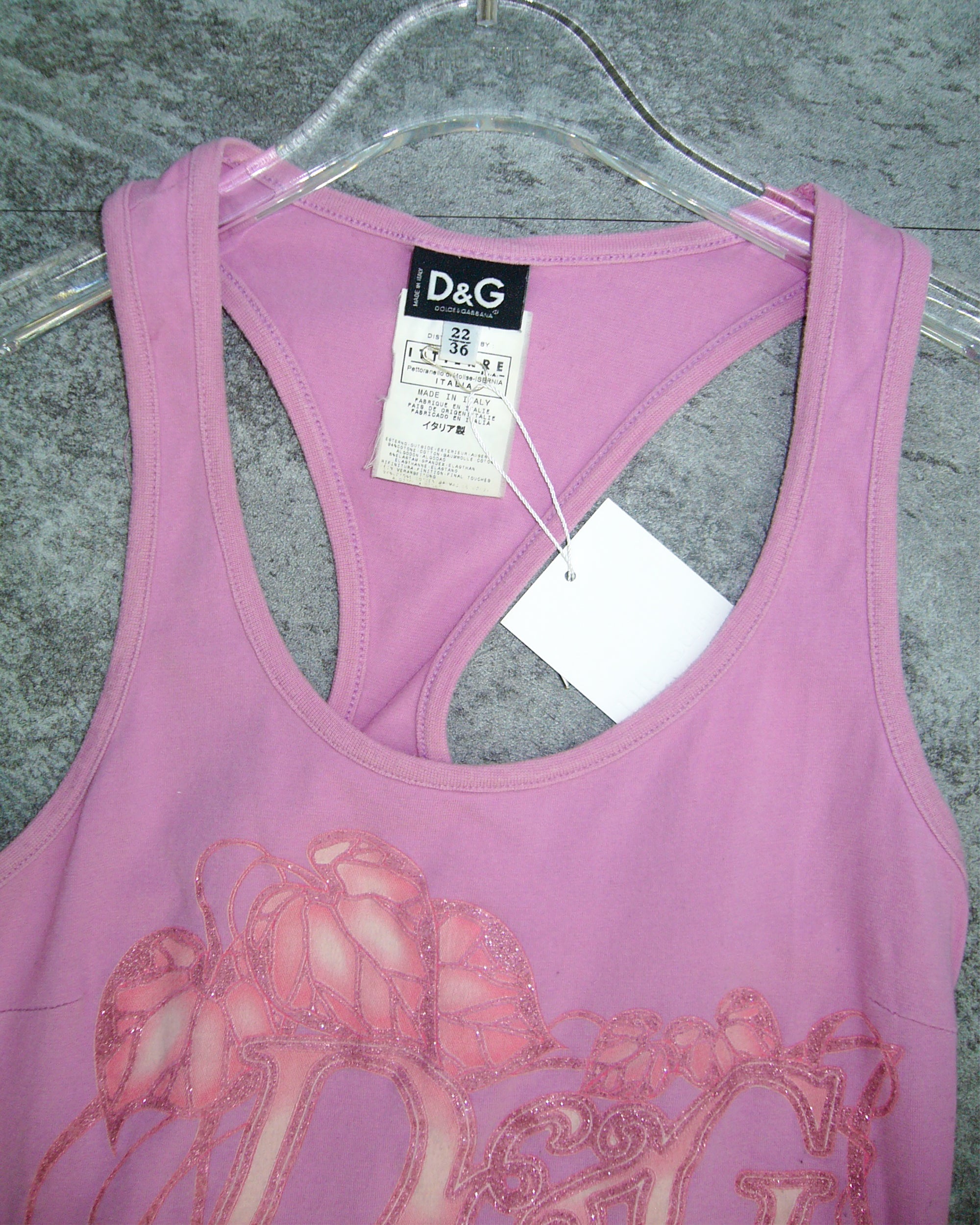 [Vintage] DOLCE&GABANA Pink Sleeveless