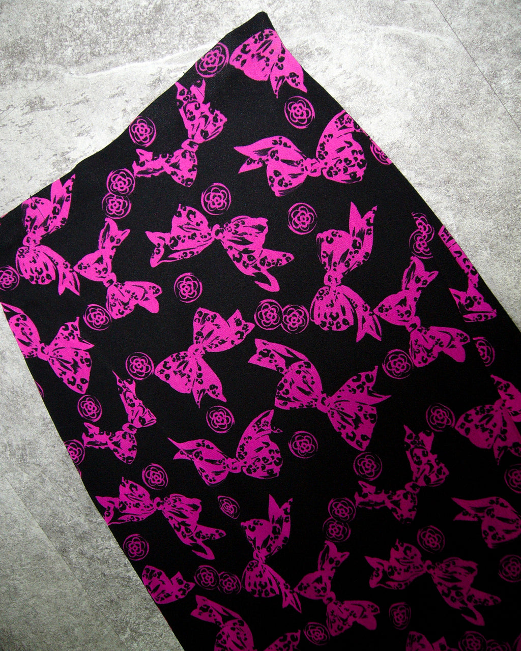 [Vintage] Ribbon Printing Skirt