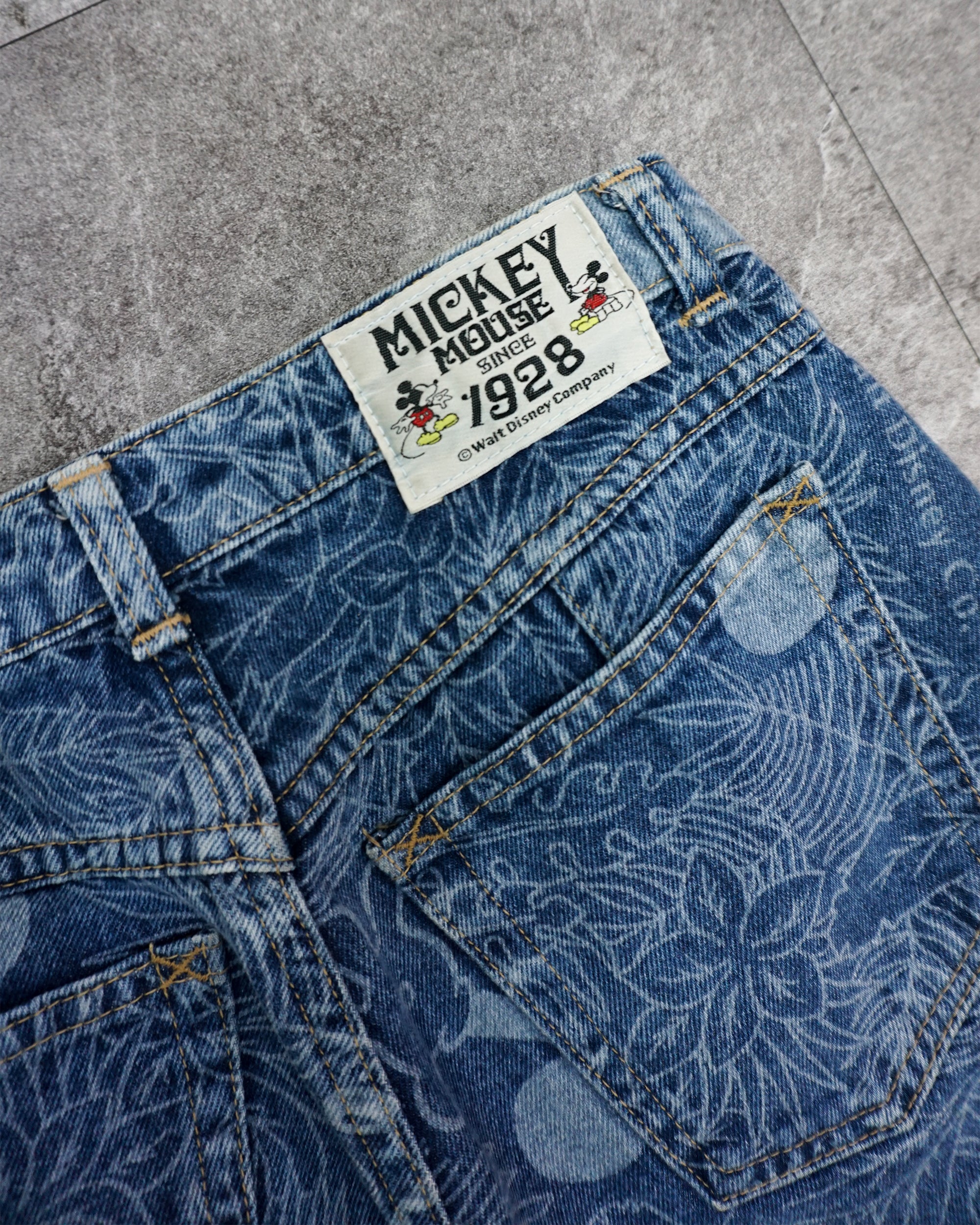 [Vintage] DISNEY Mickey Denim