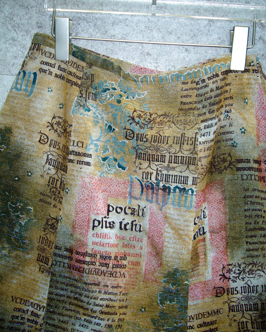 [Vintage] Lettering Long Skirt