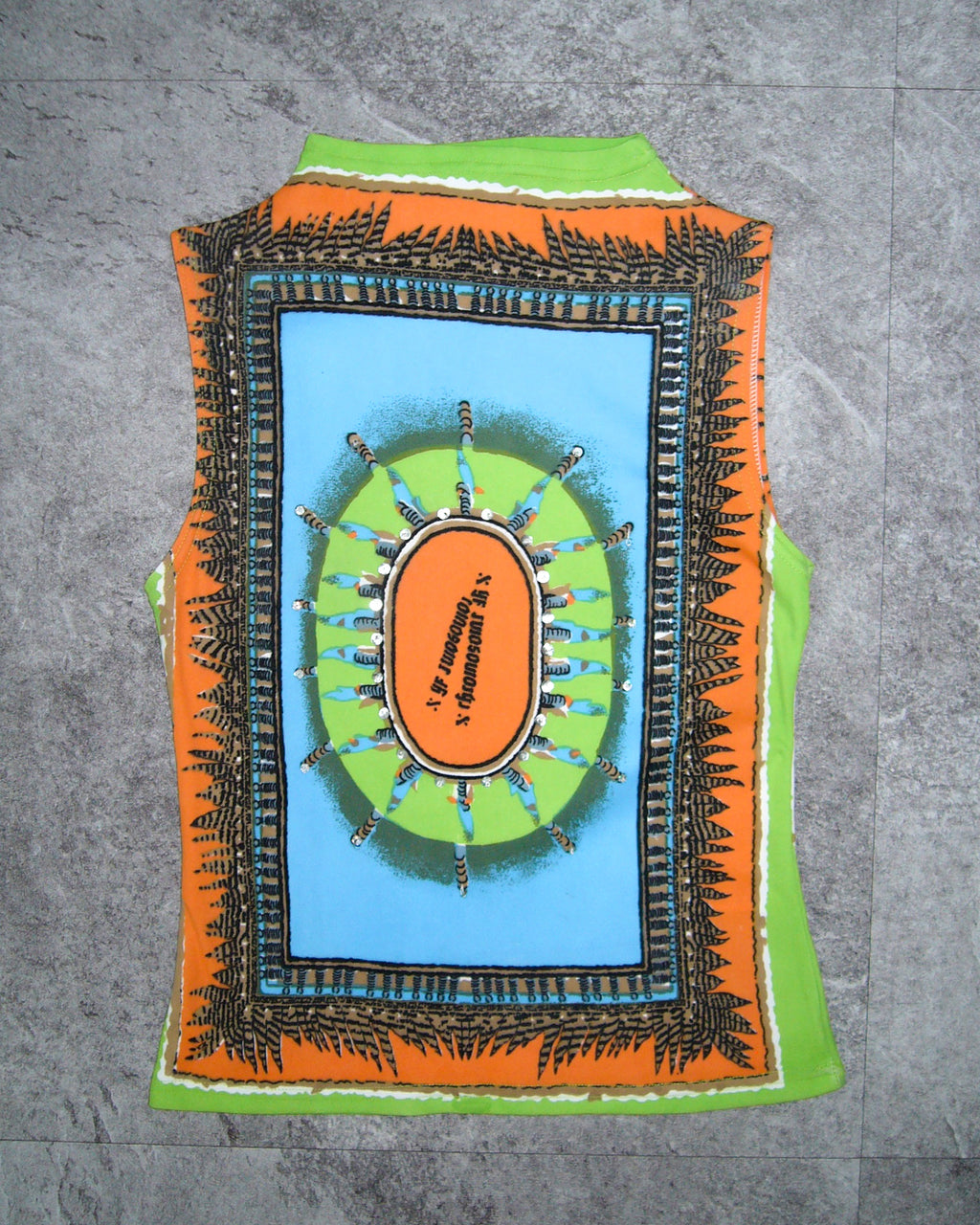 [Vintage] Ethnic Sleeveless Top