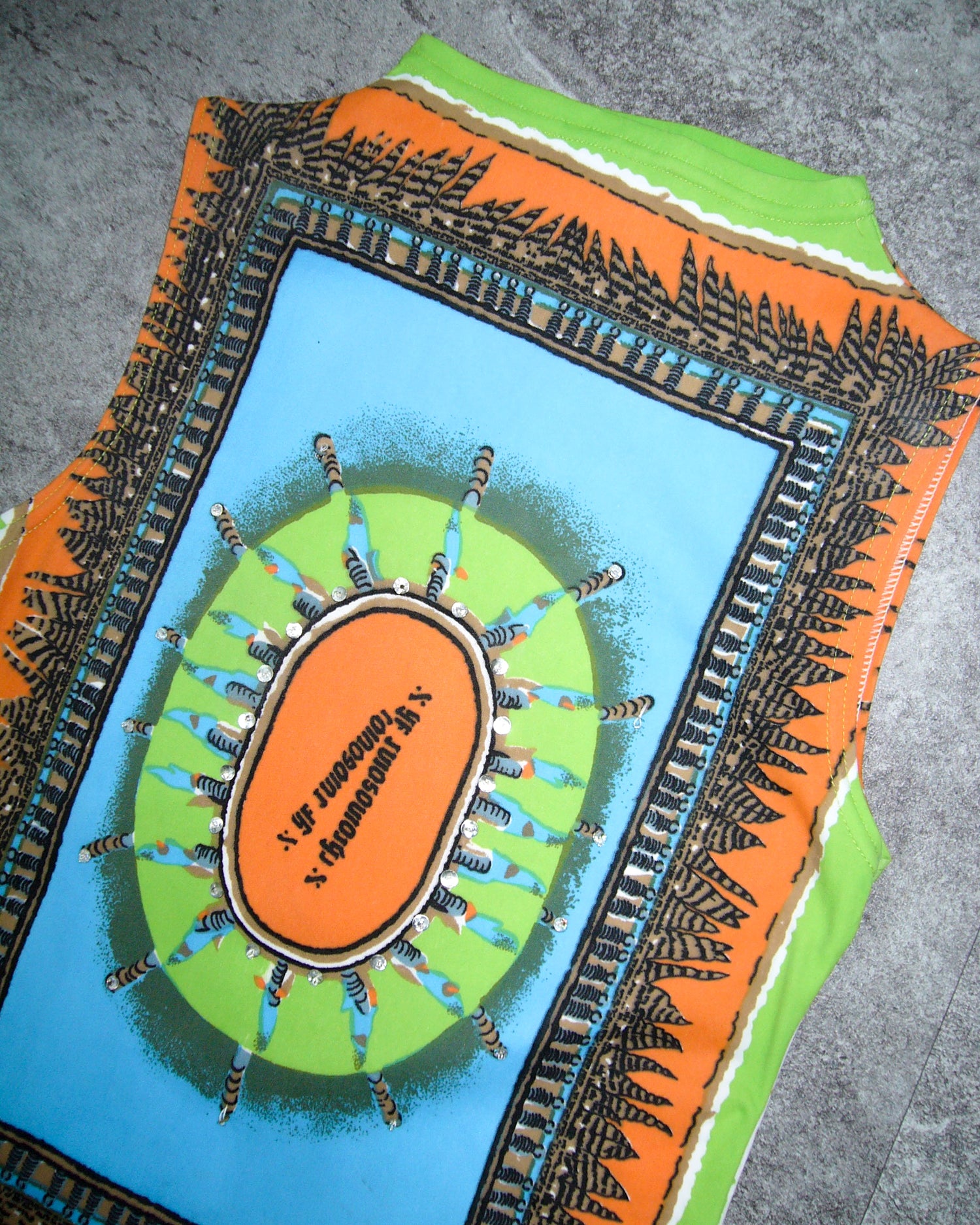 [Vintage] Ethnic Sleeveless Top