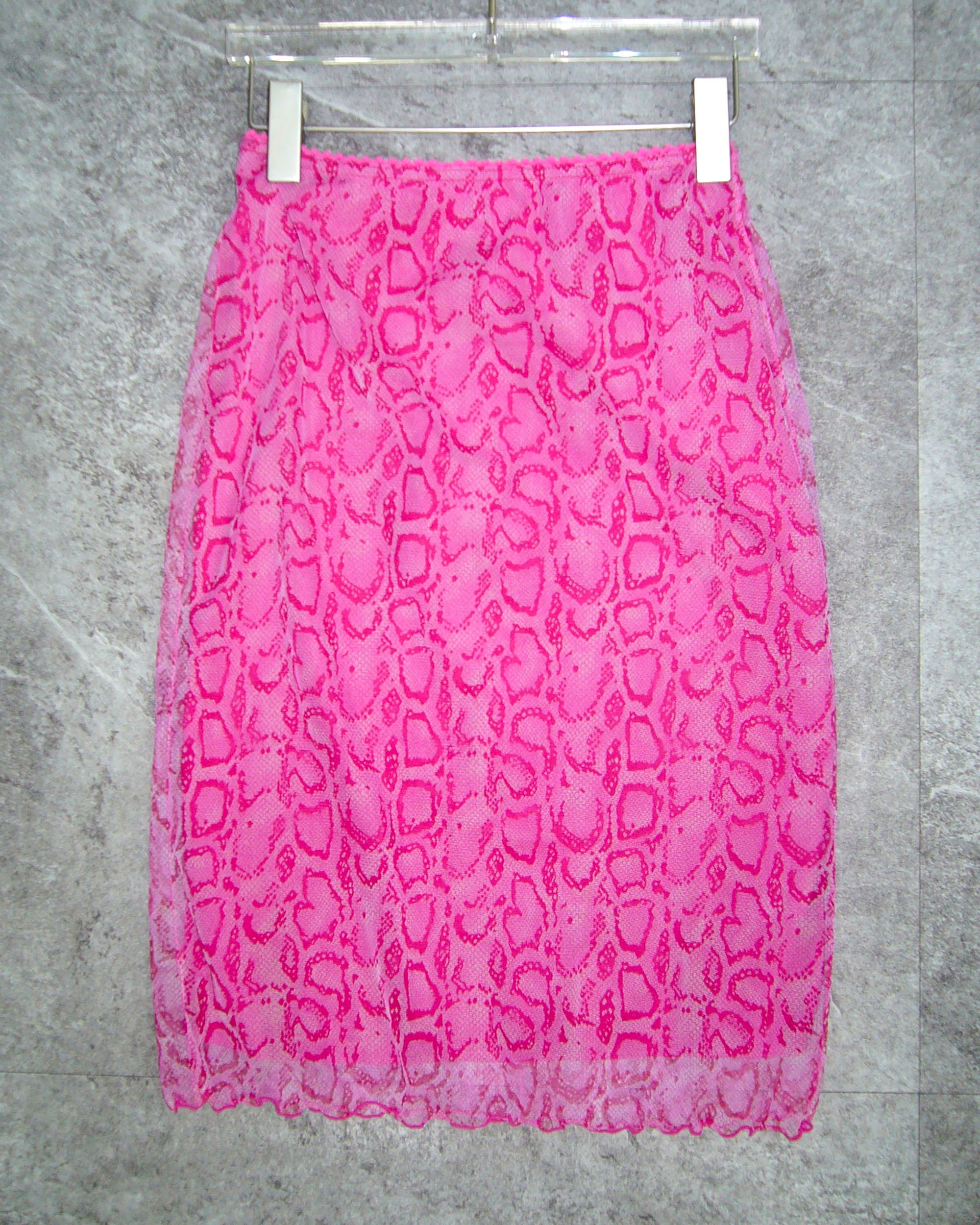 [Vintage] Pink Leopard Skirt