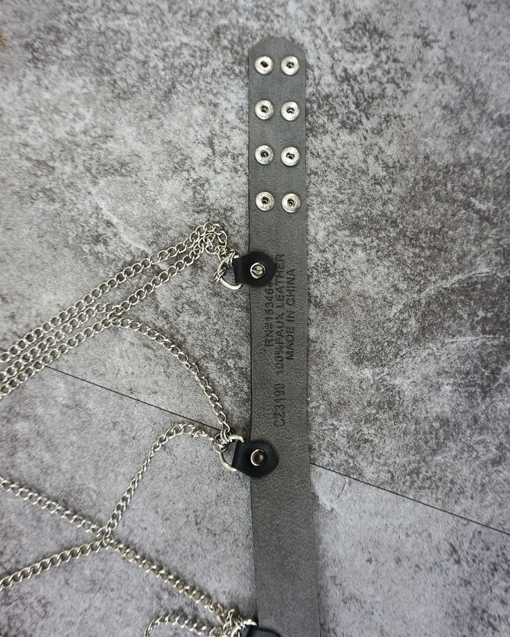 [Vintage] Leather Chain Belt