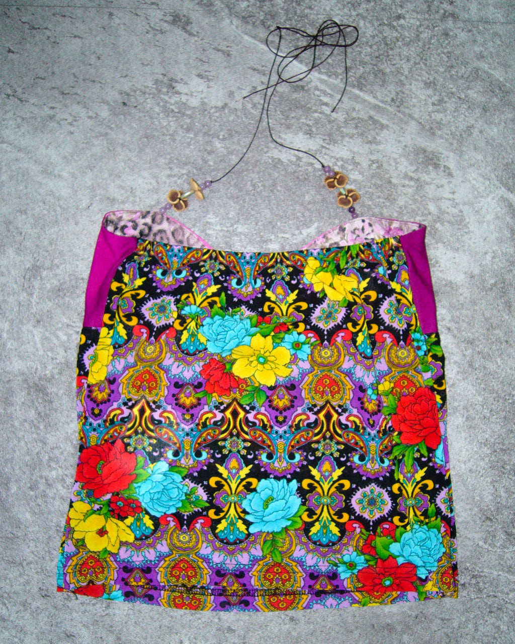 [Vintage] Flower Beads Top