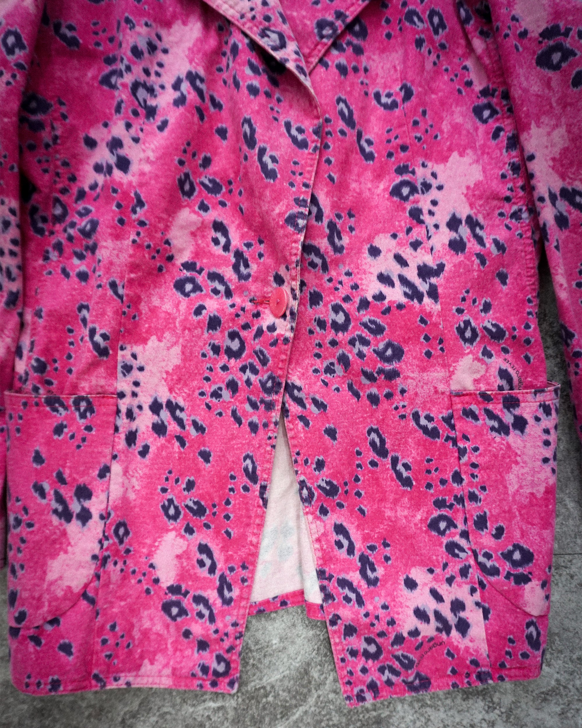 [Vintage] Pink Leopard Jacket