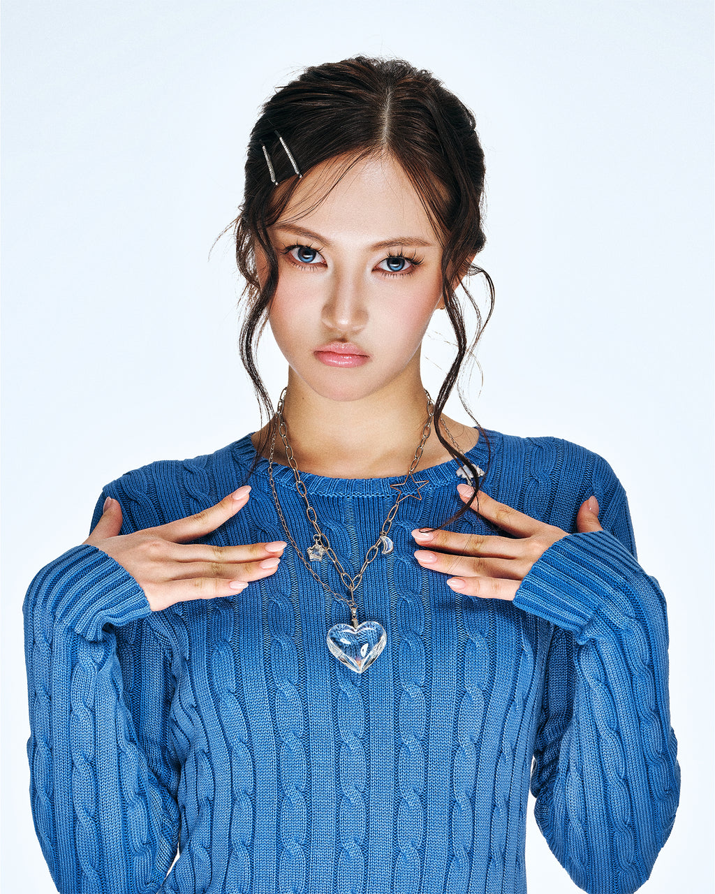 [SukiSuki] Clear Heart Necklace