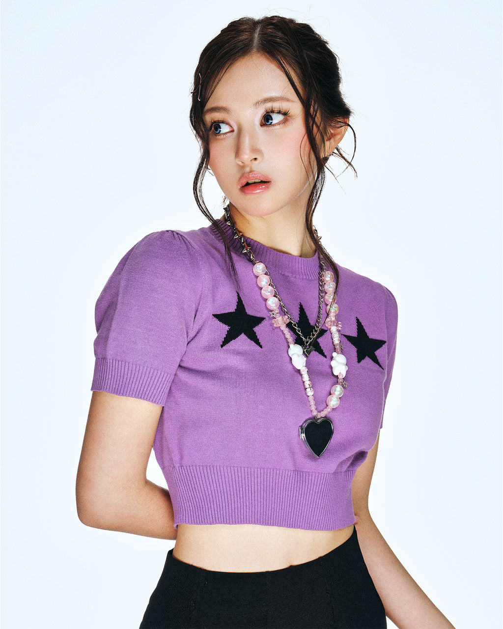 [SukiSuki] Mirror Heart Necklace