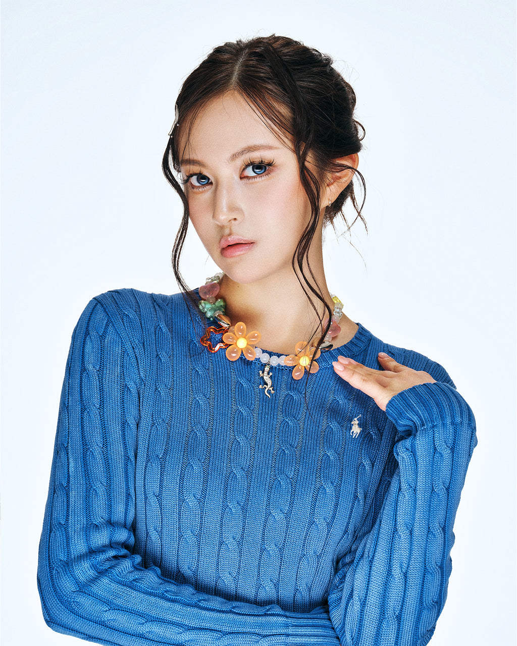 [SukiSuki] Daisy Lizard Necklace